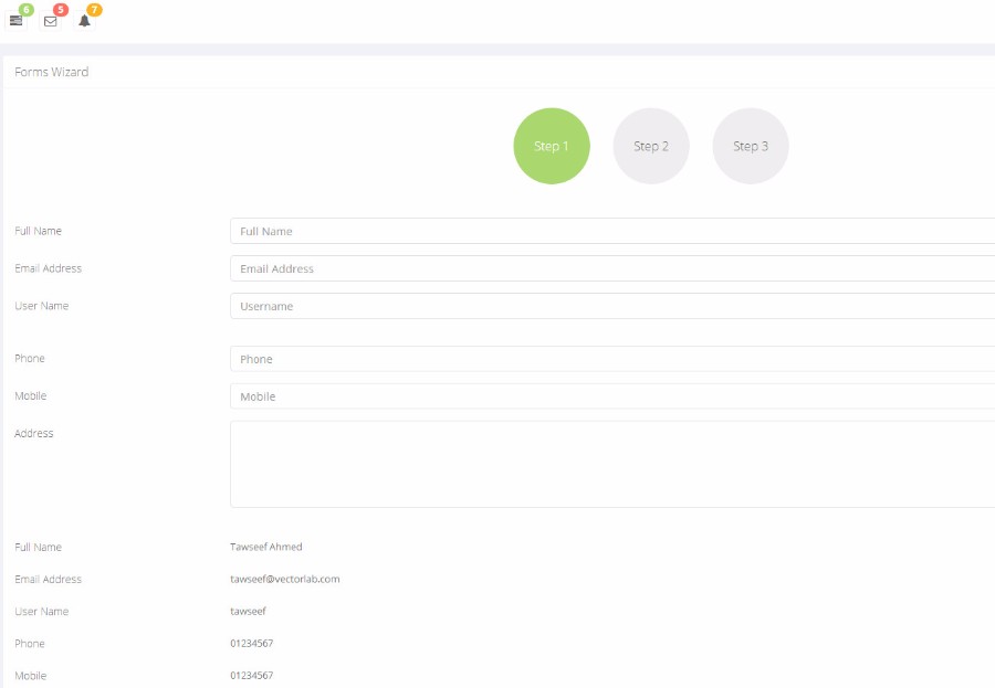 经典黑色扁平化自适应后台管理UI框架模板