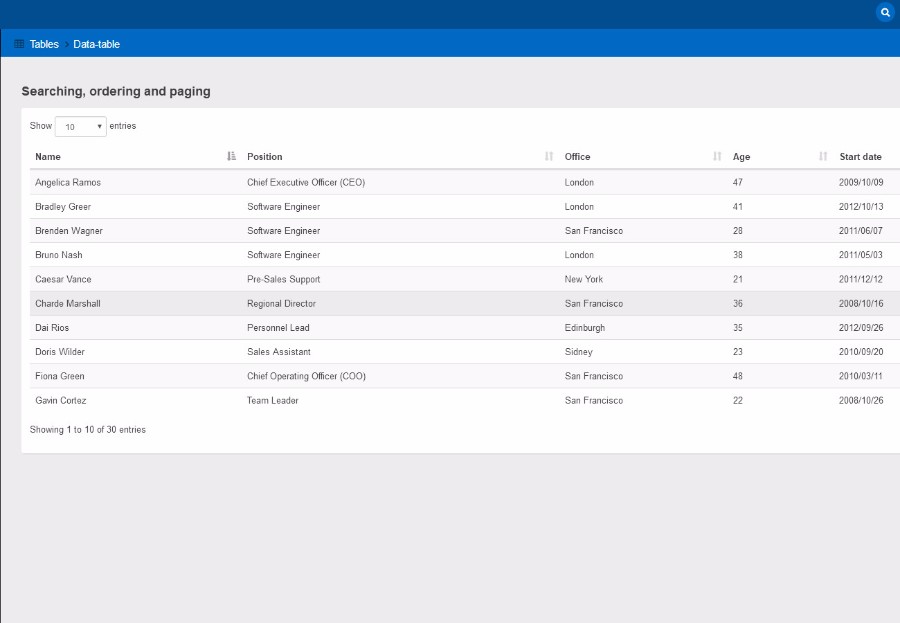 Helsinki高端Bootstrap响应式后台模板 