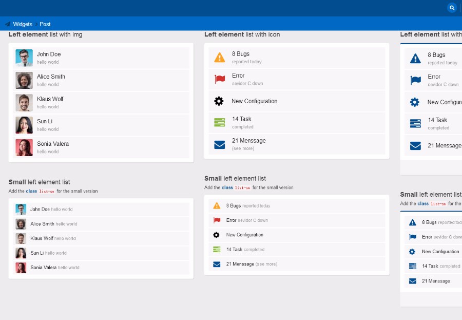 Helsinki高端Bootstrap响应式后台模板 