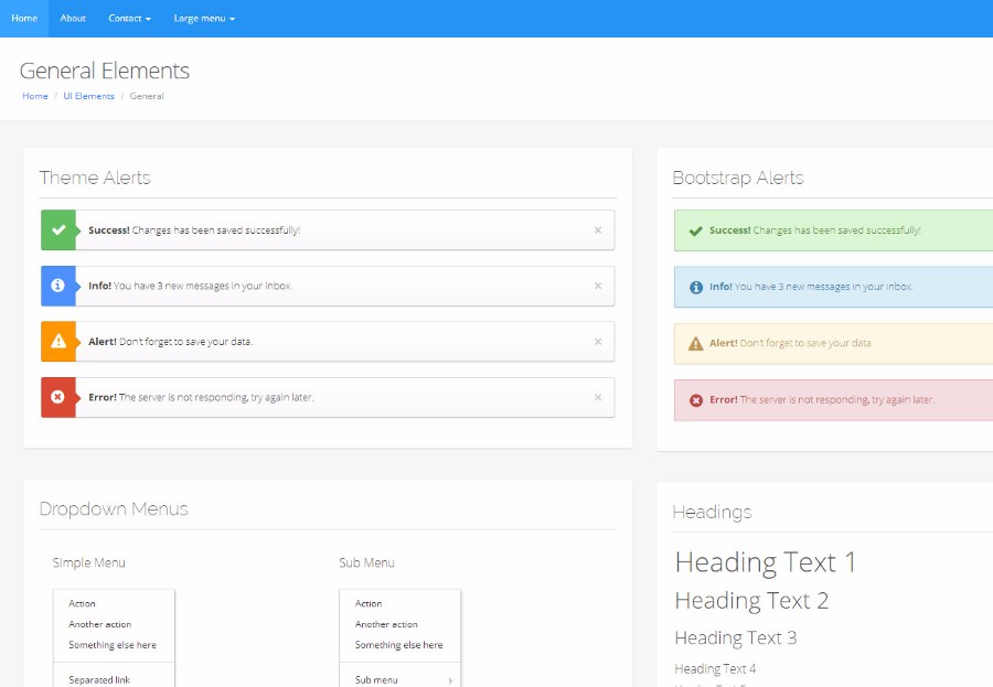 Clean Zone响应式后台管理模板