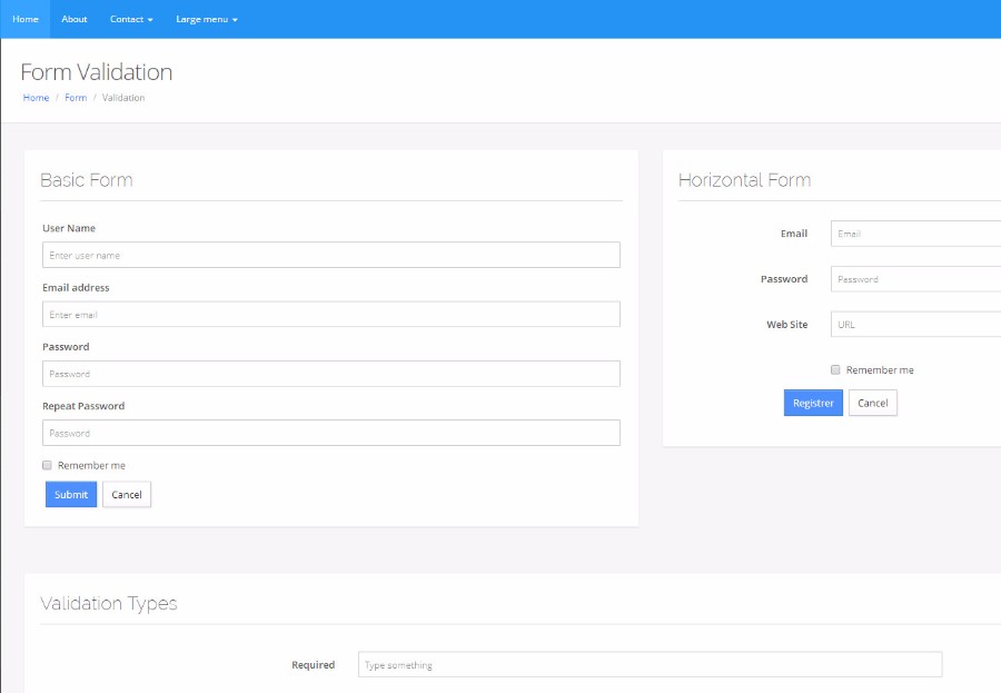 Clean Zone响应式后台管理模板