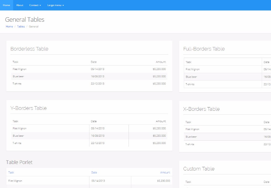 Clean Zone响应式后台管理模板