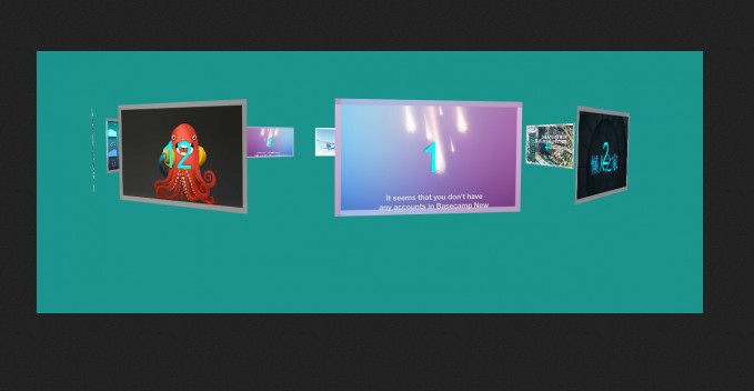 3D立体式图片360度旋转轮回效果源码