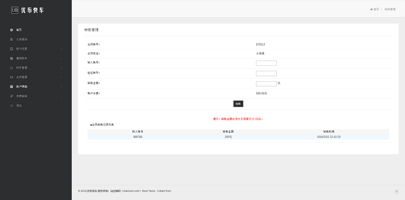 优布优步快车复利投资返利分红系统完整运营版带WAP自适应 