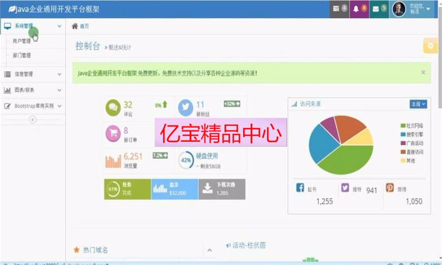 JAVA版快速开发框架源码 JAVA企业通用开发平台框架源码