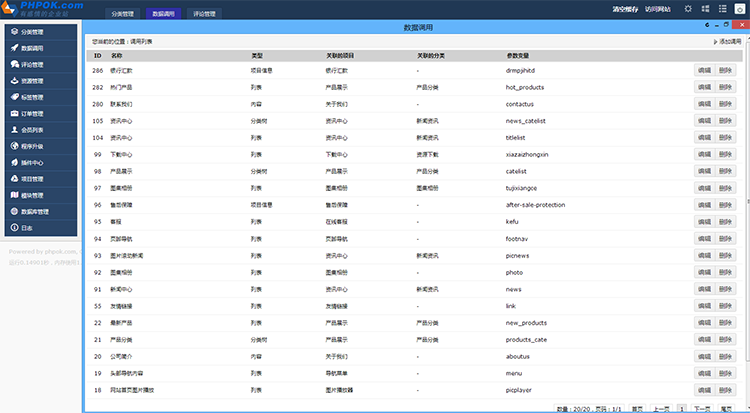 PHPcms企业网站系统 前台 后台 