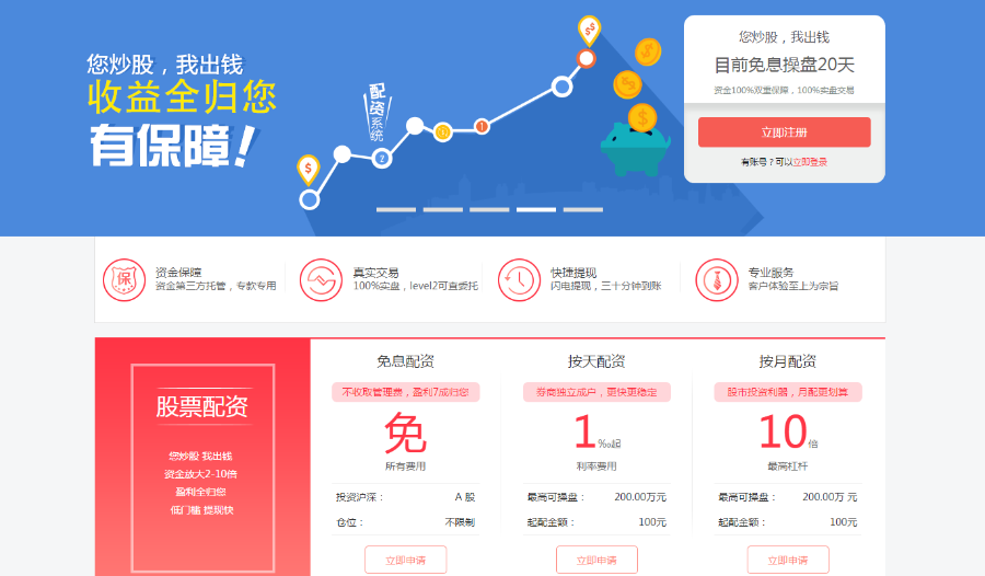 在线股票配资系统股票配资平台股票配资软件开发股票点买系统开发股票资管系统开发