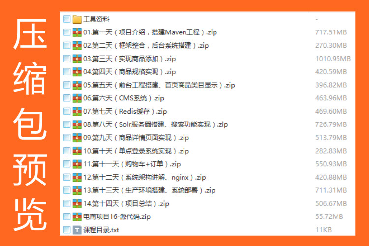Java电商源码视频教程 Java分布式商城项目系统代码 Java框架代码
