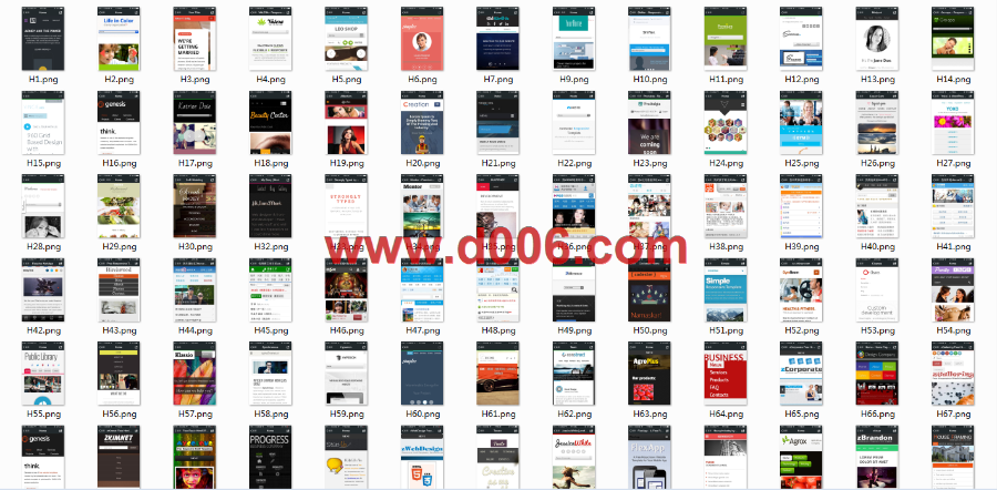 1000套Html5