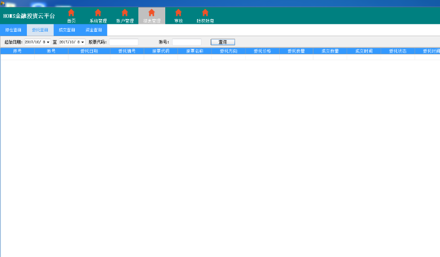 模拟配资股票后台管理软件，金融投资云平台