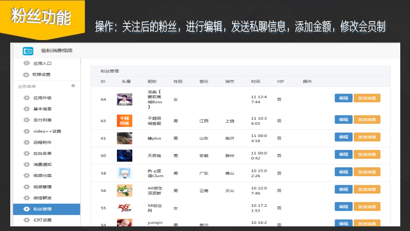 吸粉消费视频网站应用（无限制版）