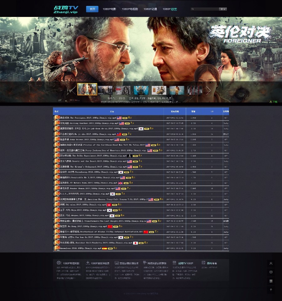 【淘淘宝模板出品】V4.1炫酷在线播放百度云盘下载模板（带会员中心金币系统）