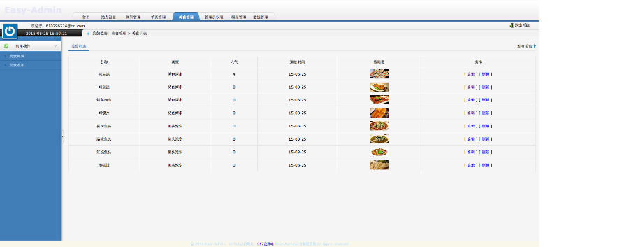 thinkphp3.2核简单实用H5页面餐饮企业网站源码+后台管理(升级版)