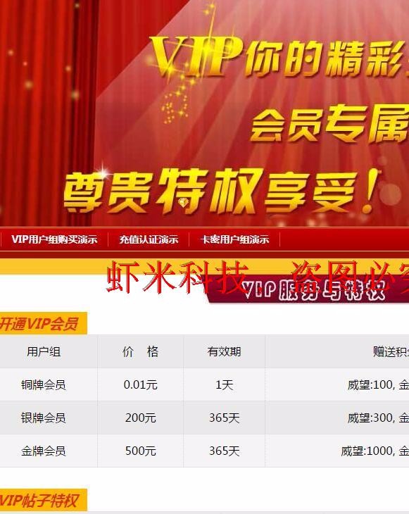 DiscuzDZ论坛插件网站源码游戏插件 VIP用户组购买商业版2.0.3 