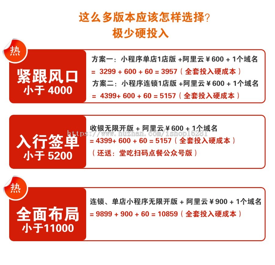 v3小程序扫码点餐1店版（含强大收银系统，支持OEM） 