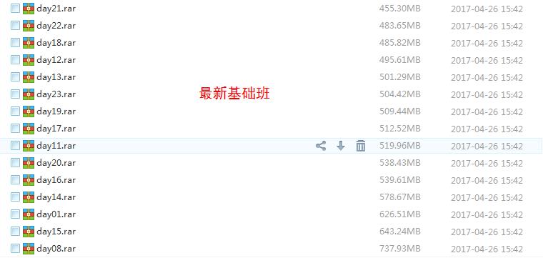 JavaEE教程32期全套资料2017传智播客就业班项目案例源码实战