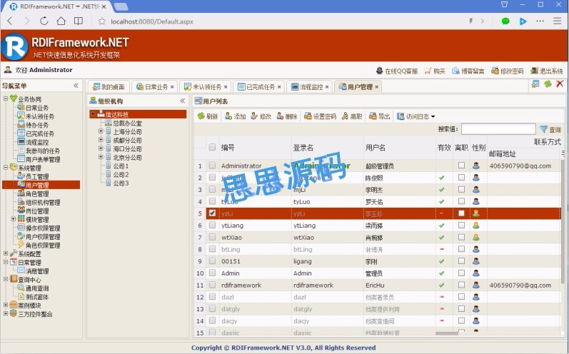 .NET RDifra-mework3.0 企业豪华版快速开发框架（Winform+Web）源码 