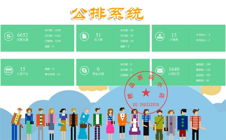【火】公排系统源码，闪电公排系统源码，手机/微信客户端，团队公排积分商城