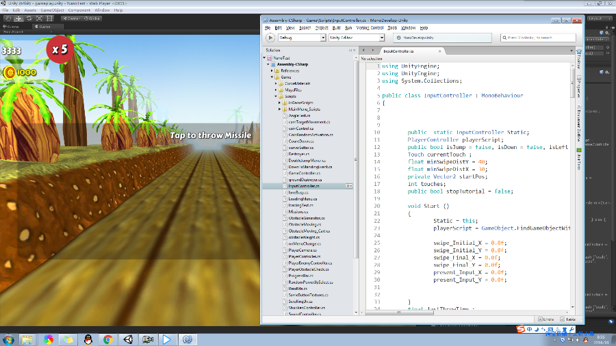unity忍者跑酷、unity跑酷源码、unity3d跑酷项目资源 