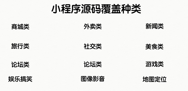 微信小程序源代码视频教程 小程序开发源码模板小程序源码