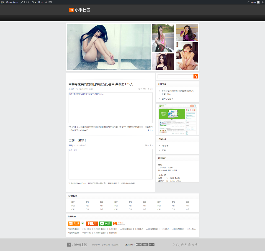个人博客，模板 wordpress模板 