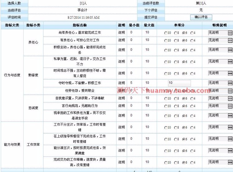 asp.net c#绩效考核评估系统源码大型绩效考核系统源码企业政府业绩考核系统源码