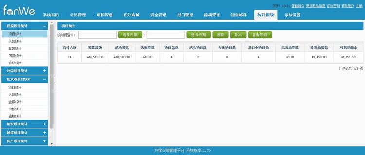 众筹V1.70网站程序公益众筹源码方维众筹系统股权众筹带wap