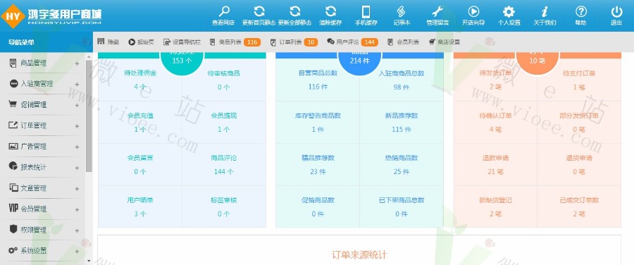 某宝288元原版购买鸿宇小京东7.7,集成拍卖+批发+预售+储值卡+分销系统+自提点