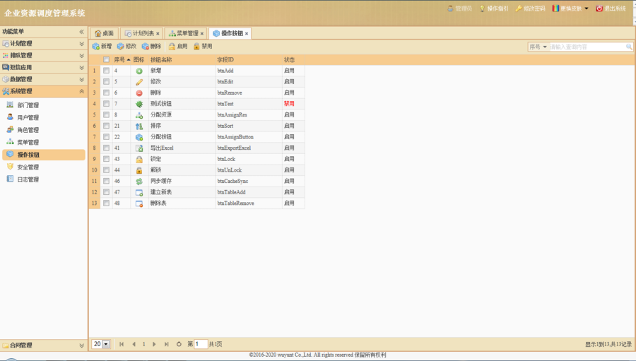 Java 权限管理系统源码 管理模板 SpringMVC EasyUI MySQL数据库