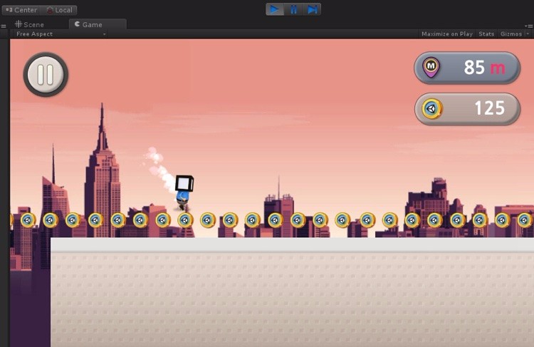 Unity3d酷跑类游戏《盒子无限》项目源码 