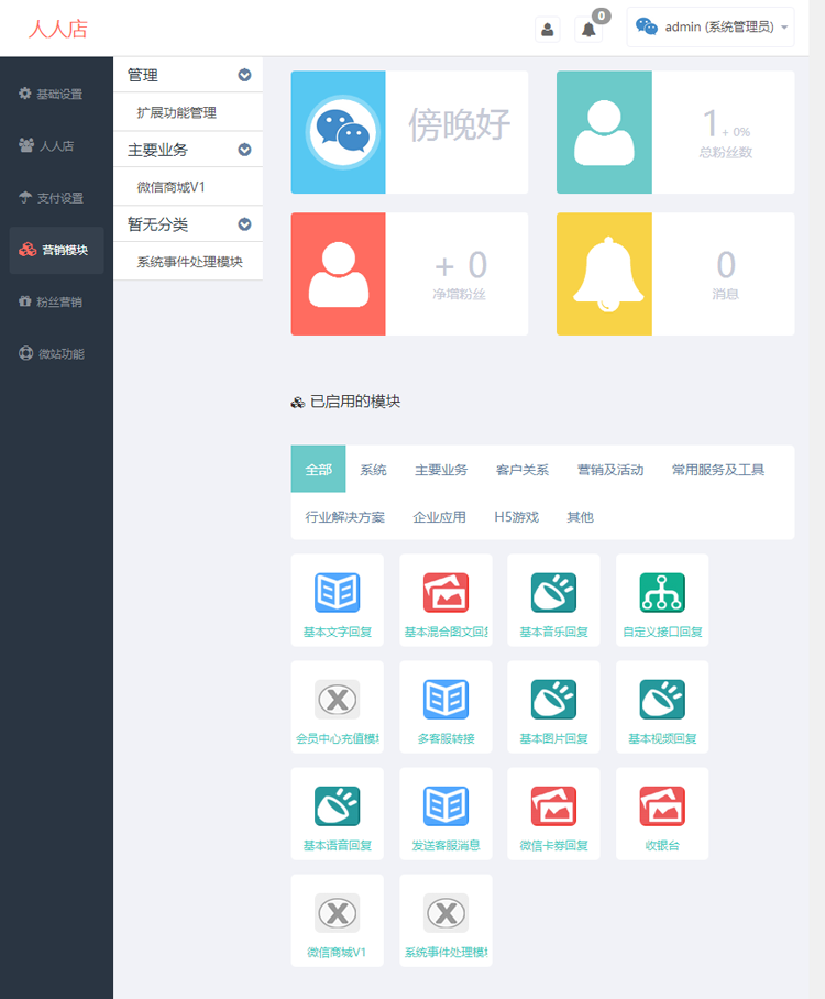A156微信分销系统源码微橙人人店CMS企业版无限制全功能修复版