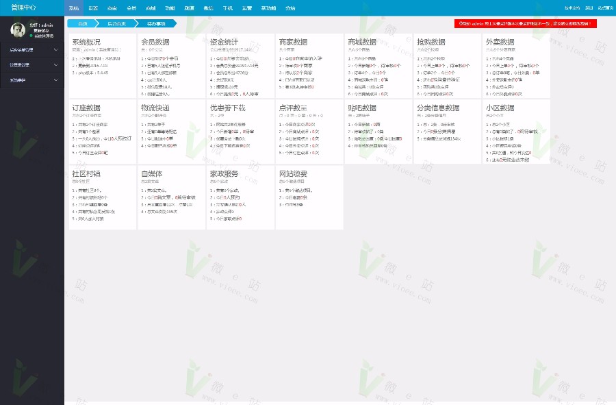 BaoCms7.1钻石版多城市O2O电商,酒店预订+农家乐+商品众筹+部落+订座功能等 送APP代码