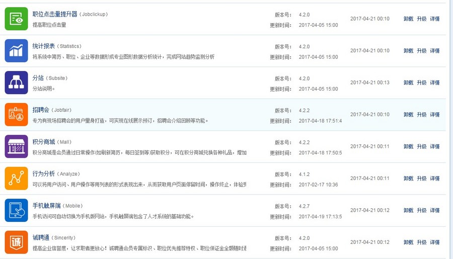 骑士人才系统4.2多城市分站版74CMS4.2招聘源码所有应用插件+CRM 