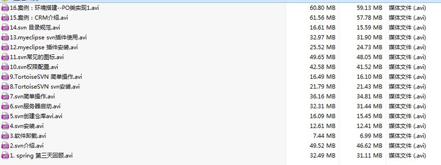 java框架视频 SSH项目实战CRM管理系统视频源码教程 