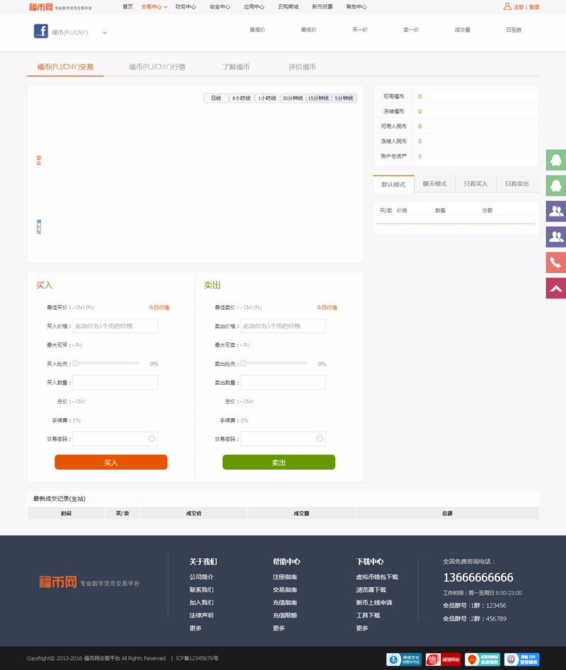 顶级数字交易平台源码（完美版+商城+分红+钱包+4套模板）