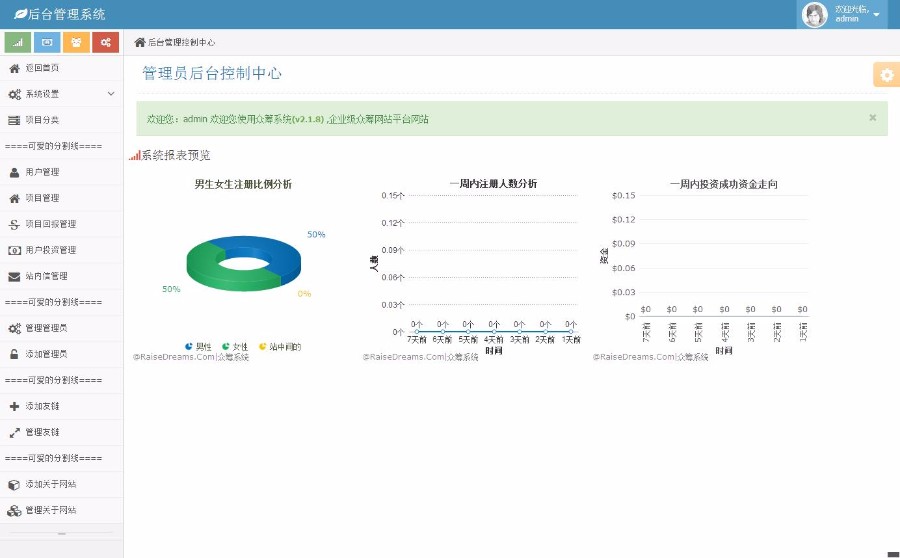 asp.netc#大型众筹网站源码众筹系统源码免费安装