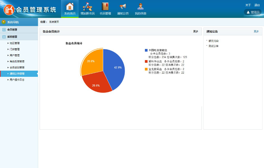 asp.net c#连锁店会员管理系统源码 免费包安装