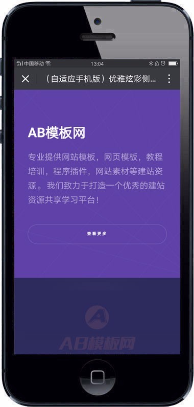 （自适应手机版）优雅炫彩侧边响应式企业展示通用织梦模板+利于SEO优化 