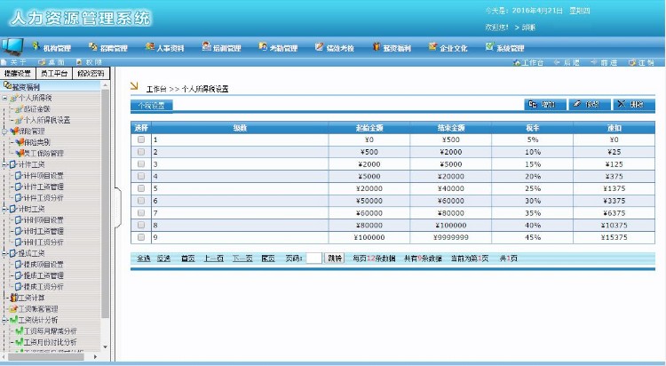 人力资源系统源码
