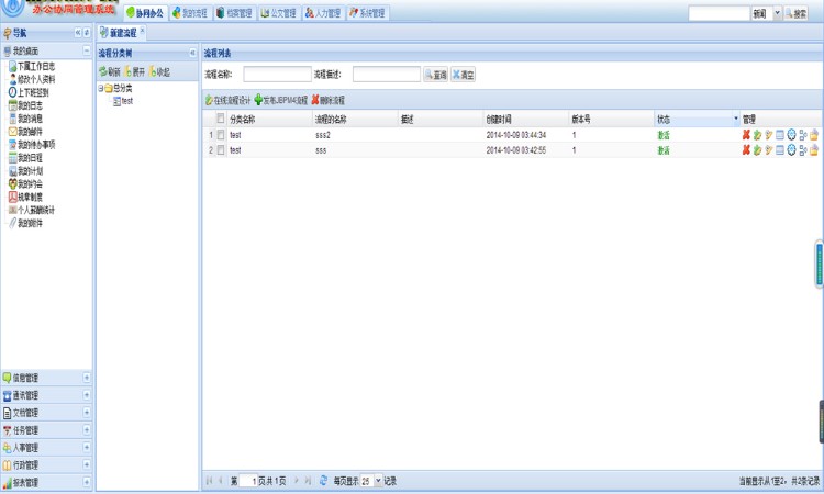 JAVA大型OA管理系统源码