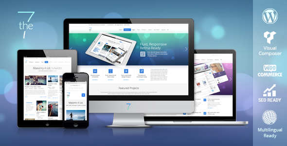 wordpress模版）The7.3 v3.9.3 中文汉化Html5响应式Wp主题源码|前端 