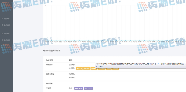 微信营销系统CMS企业独立全新安装版带三级分销商城+天工支付插件包+100套微站模板+全套视频教程