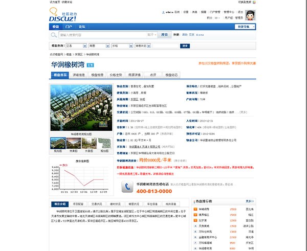 [Discuz插件] 炎汉房产楼盘系统 3.5 商业版|强大的Discuz房产插件+实用的房产平台插 
