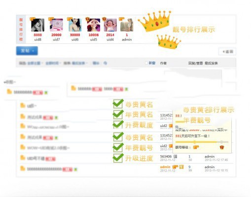 discuz插件  UID靓号商城-DPzone 3.0 增强版 discuz网站插件源码 