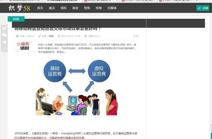 精仿砍柴网博客文章类织梦模板(带wap) 织梦dedecms网站模板源码