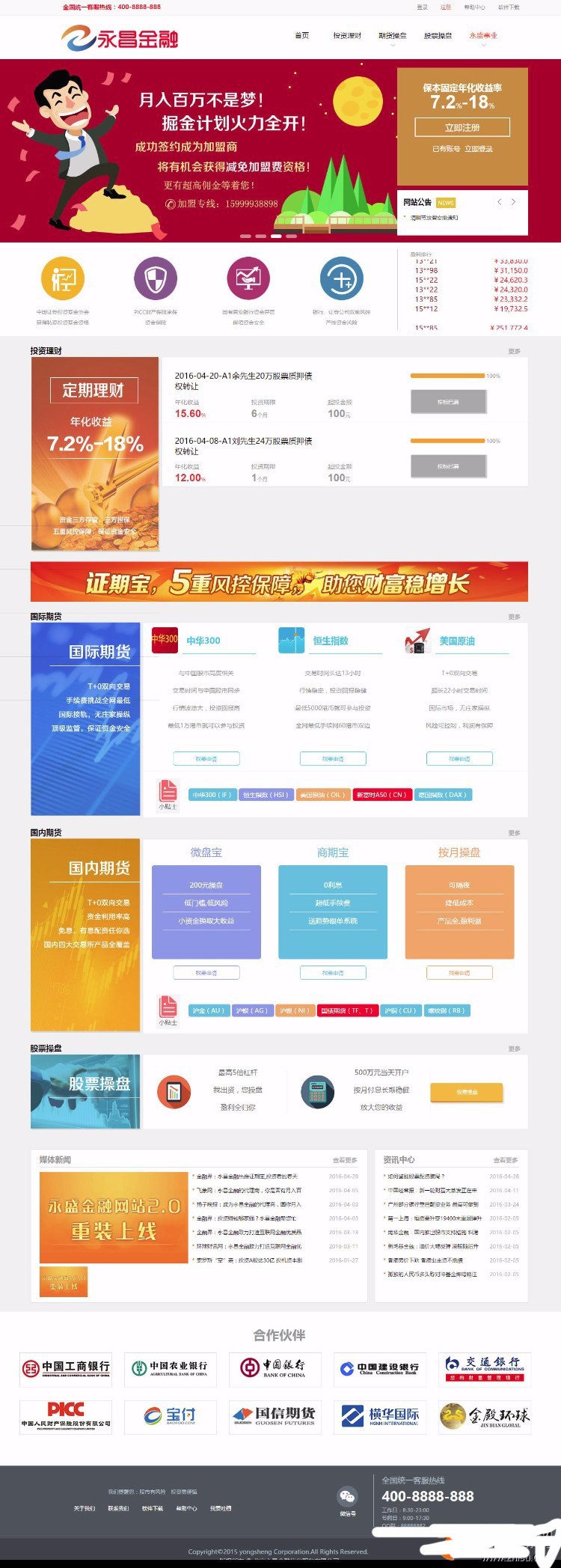 投资理财平台源码|A股配资源码