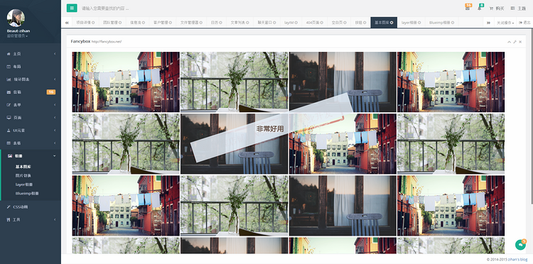 bootstrap中文响应式后台管理系统模板 html5静态扁平化网站源码