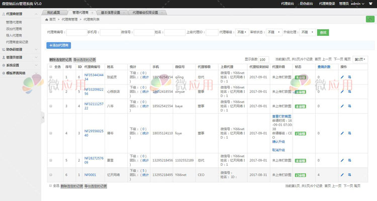 微商加盟代理商授权证书防伪查询PC手机版防窜货网站系统源码制作
