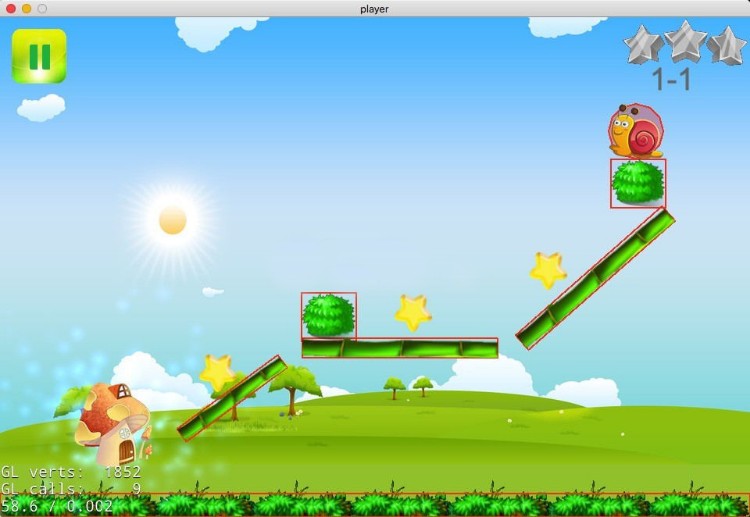 cocos2dx3.3 益智类《蜗牛回家》游戏源码 