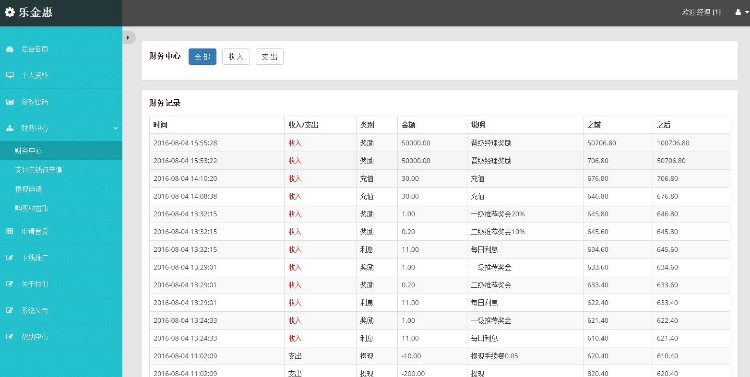 升级版乐金惠源码/投资/理财/复利/分红/金凤凰 /聚祥国际